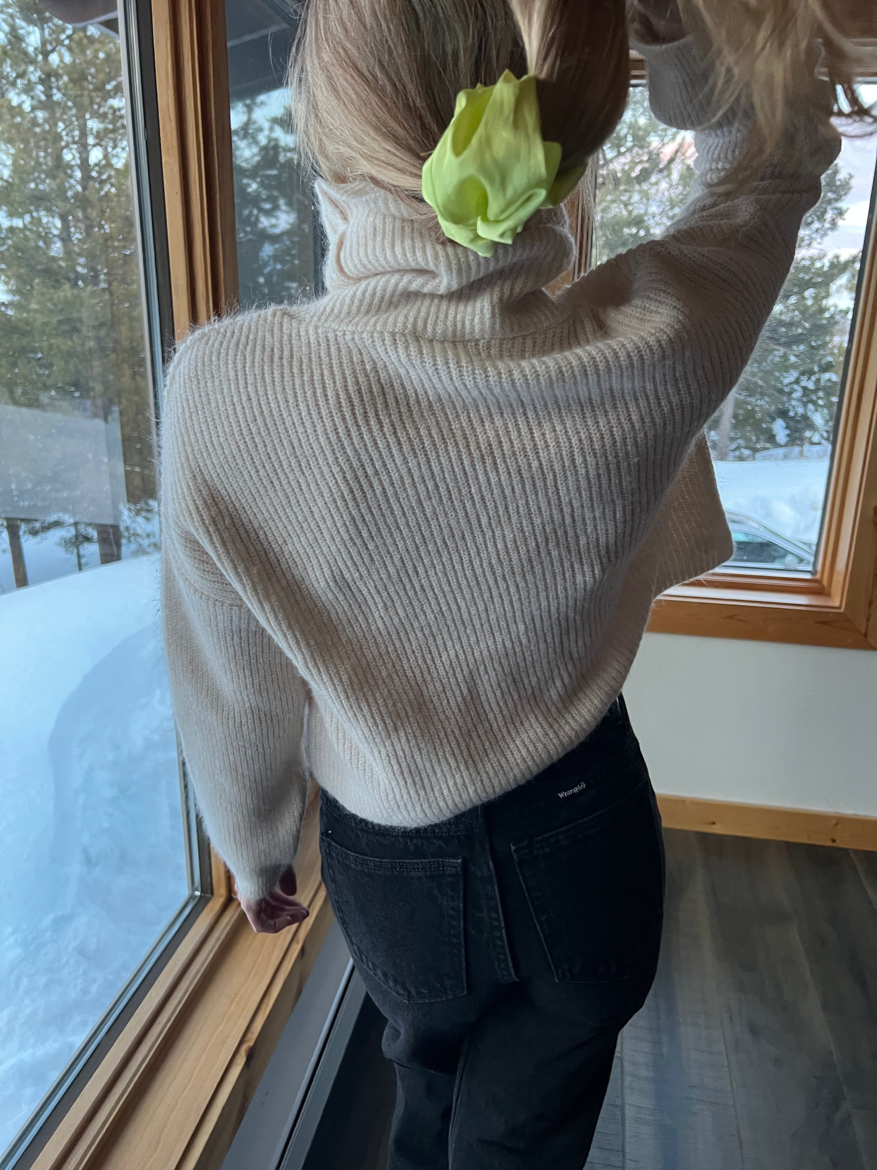 75: Cream Turtleneck
