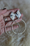 Turquoise Hoops #71