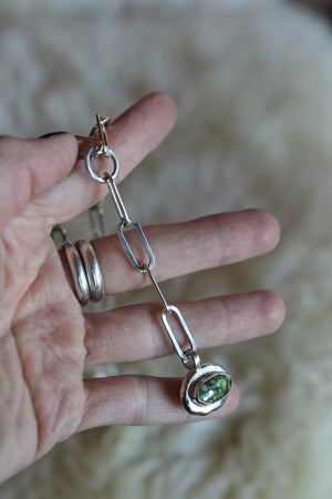 Reversible Turquoise Coin Necklace #2