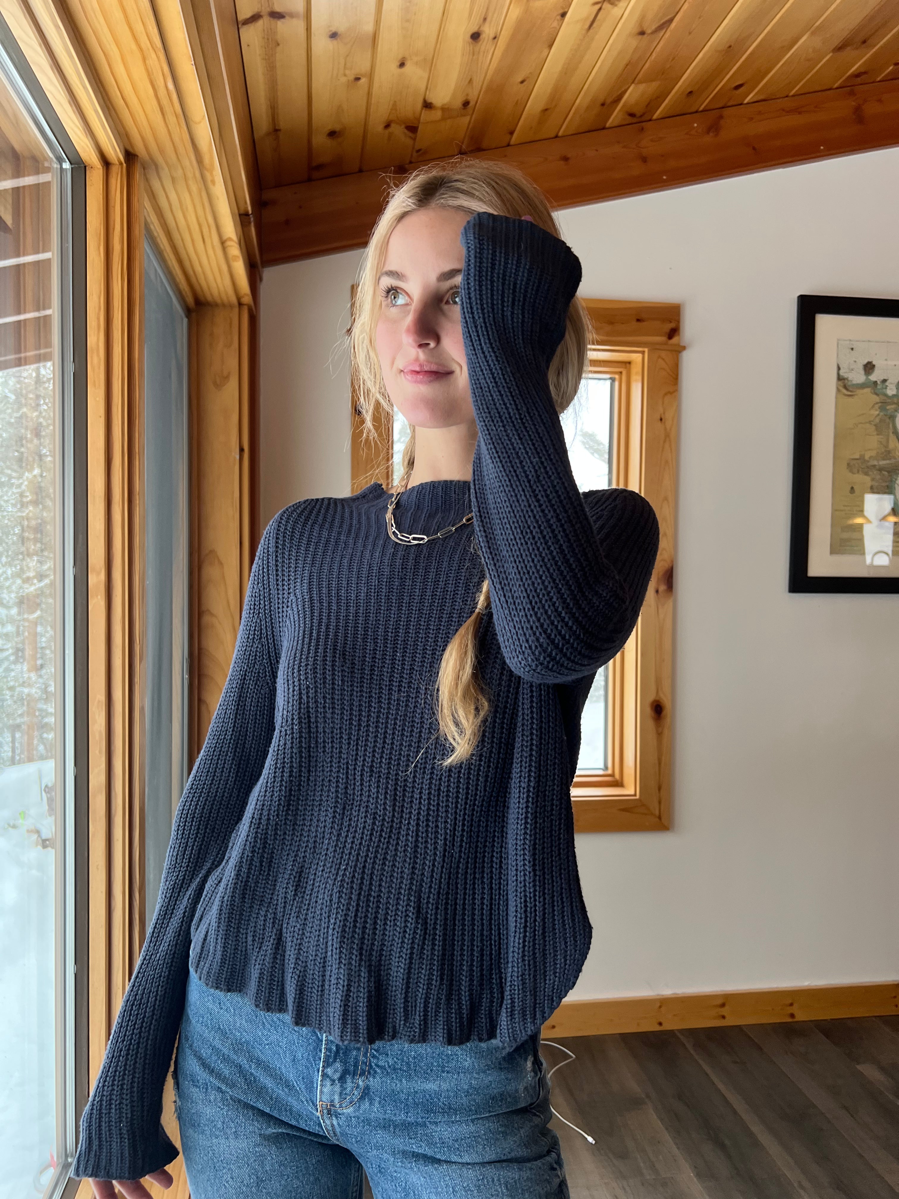 98: American Apparel Blue Sweater