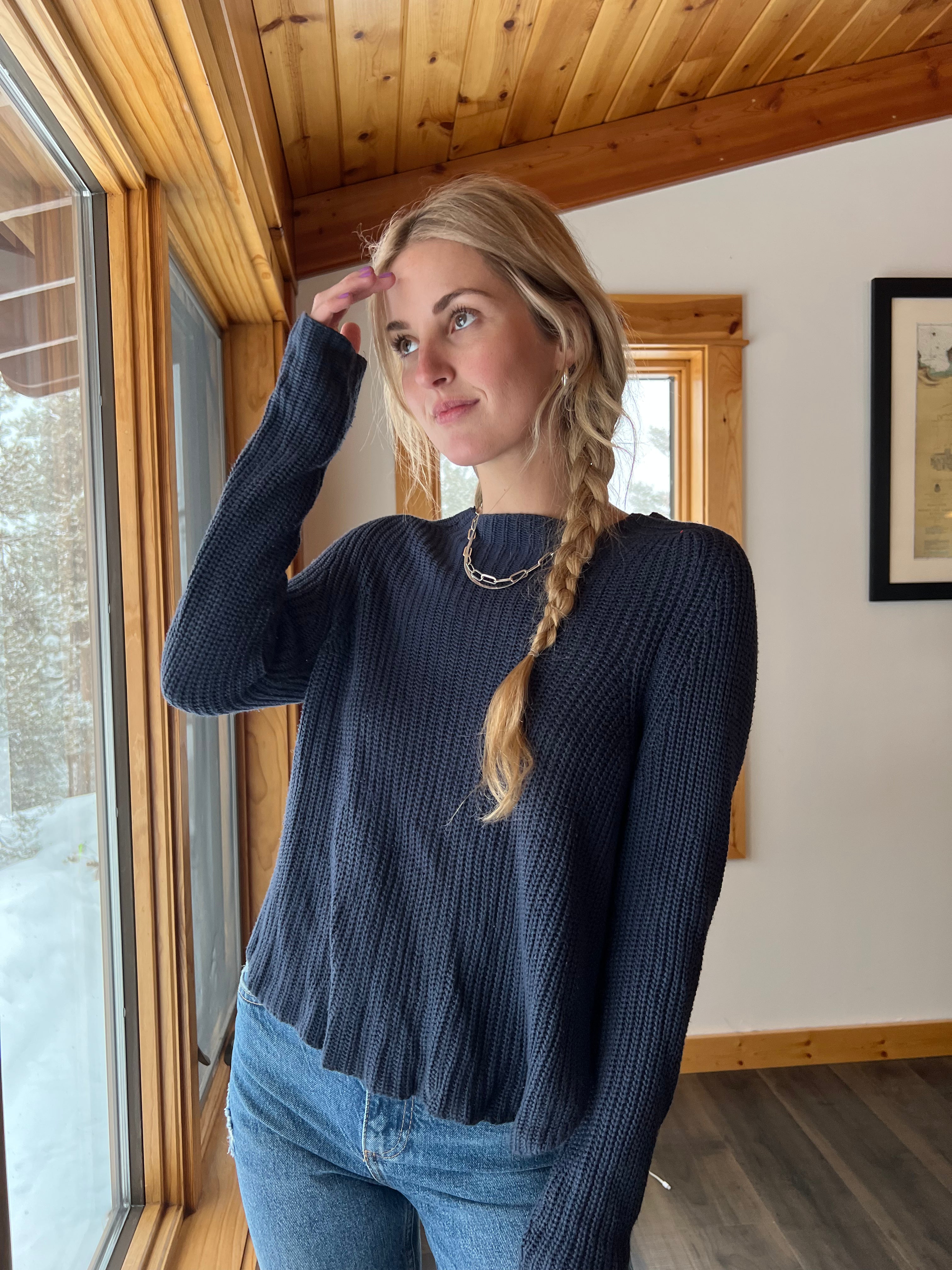 98: American Apparel Blue Sweater