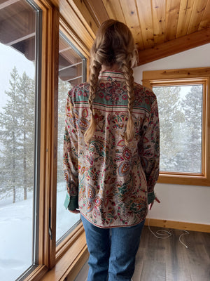 100: Paisley Button Up