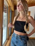 104: NWT Black Zara Halter
