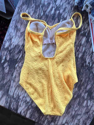 118: Vintage Sunflower One Piece Swimsuit