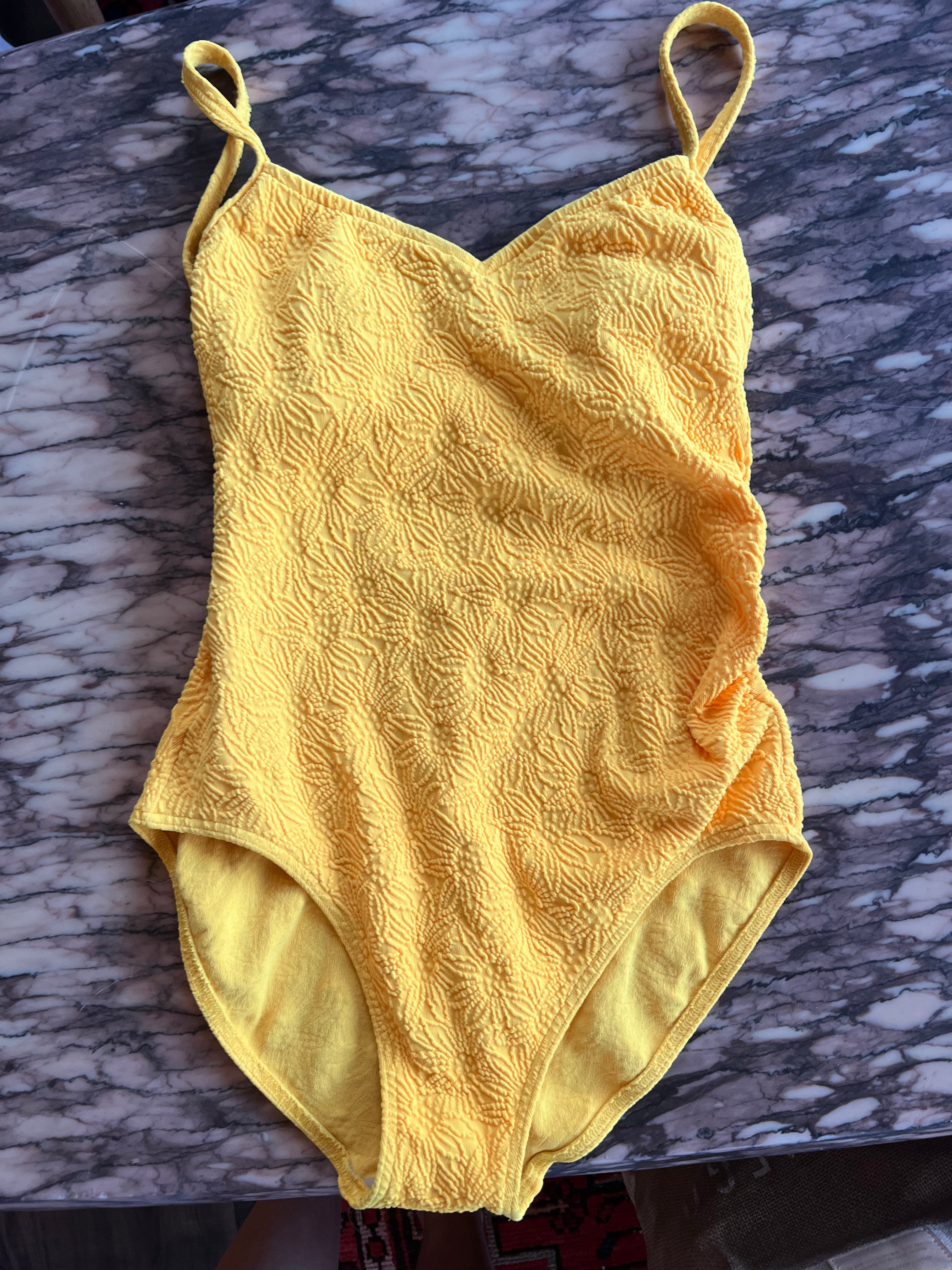 118: Vintage Sunflower One Piece Swimsuit