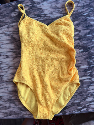 118: Vintage Sunflower One Piece Swimsuit