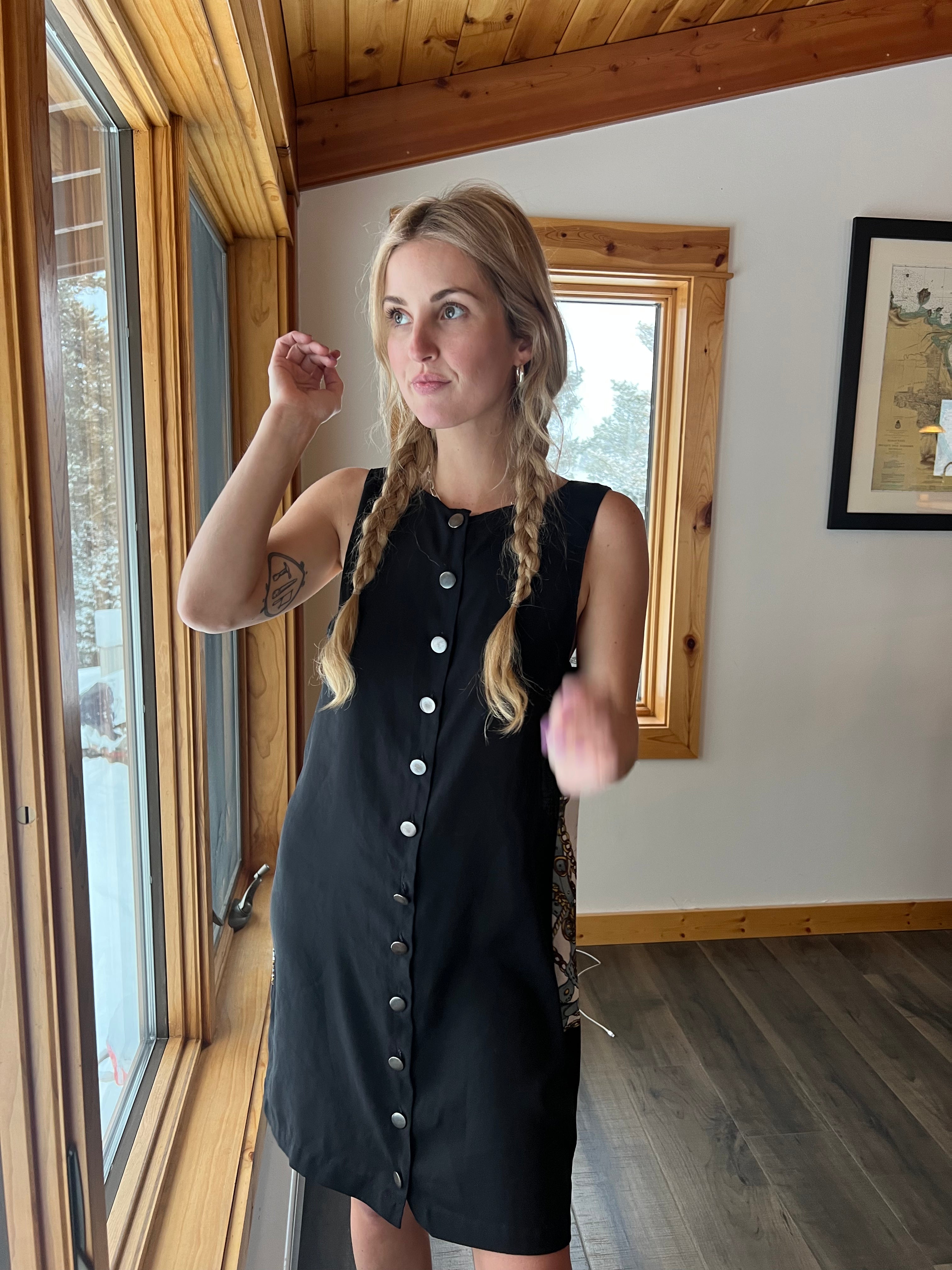 121 Anthropologie Reversible Dress Vancrafted Studio